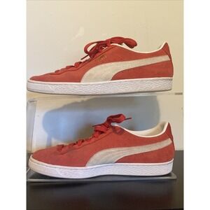 Puma Lifestyle Men's Size 11 Red White  Classic Suede  Sneakers Shoes 374915-02